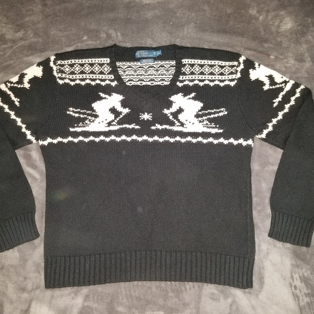 POLO RALPH LAUREN DUAL SKIER SWEATER